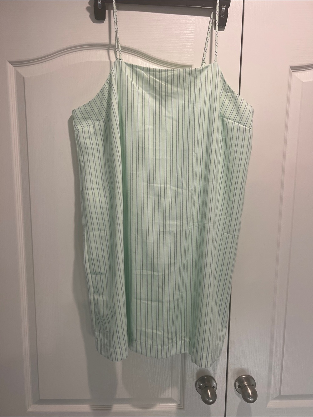 Old Navy Mint Stripe Spaghetti Strap Camisole
